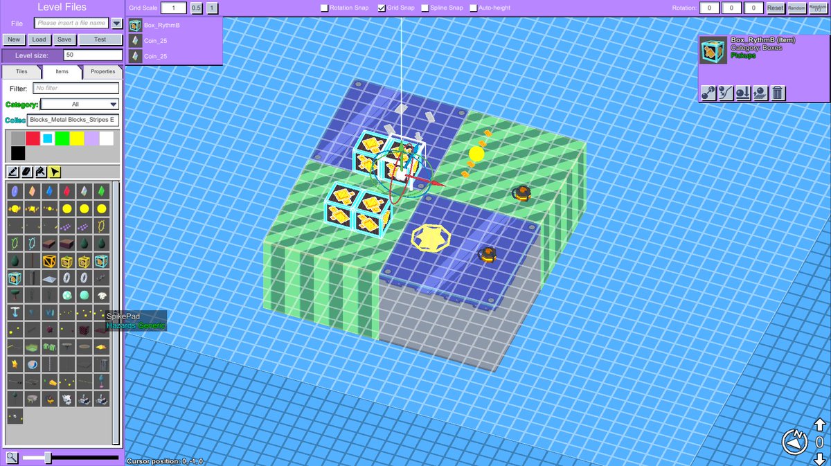 molegato's tweet image. Just sharing this because I'm proud of today's work! Improved a whole lot of things in the custom level editor, which will speed up making levels 💪
#gamedev #unity3d #indiedev