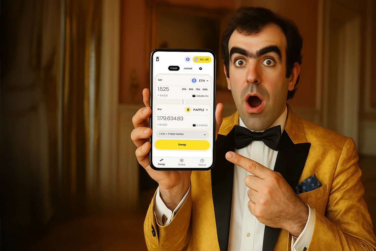 PineappleDex's tweet photo. The DEX that finally got it right 🍍

Every DEX promised freedom, but between hidden fees, MEV bots, and slow swaps freedom became an illusion.

Pineapple DEX is a re-engineering of what decentralized trading should feel like:

💸 0% trading fees: because value shouldn’t leak at the source, you keep every dollar you make.
⛽ Lowest gas routing: optimized on-chain paths that find the cheapest, fastest way to execute your trade across ecosystems.
🧠 AI-powered tools: intelligent insights that don’t just react to the market, they read it.
🛡 MEV protection: stop paying invisible taxes to front-runners, every trade is shielded from manipulation.
🎯 Complex limit orders: finally, a DEX where you can set price, percentage, and expiry, because precision should be native, not an afterthought.
🏛 Mansion access & revenue sharing: your loyalty becomes equity, the deeper you stake, the more you earn back from the system you help grow.

Most platforms tried to simplify DeFi, we decided to elevate it, to make every feature smarter, faster, and truly fair.

This is what a DEX should have always been, 0% fees, lowest gas, total control.

And yes, Samuel’s face says it all.
https://t.co/a7C3ImuiRM

$PAPPLE