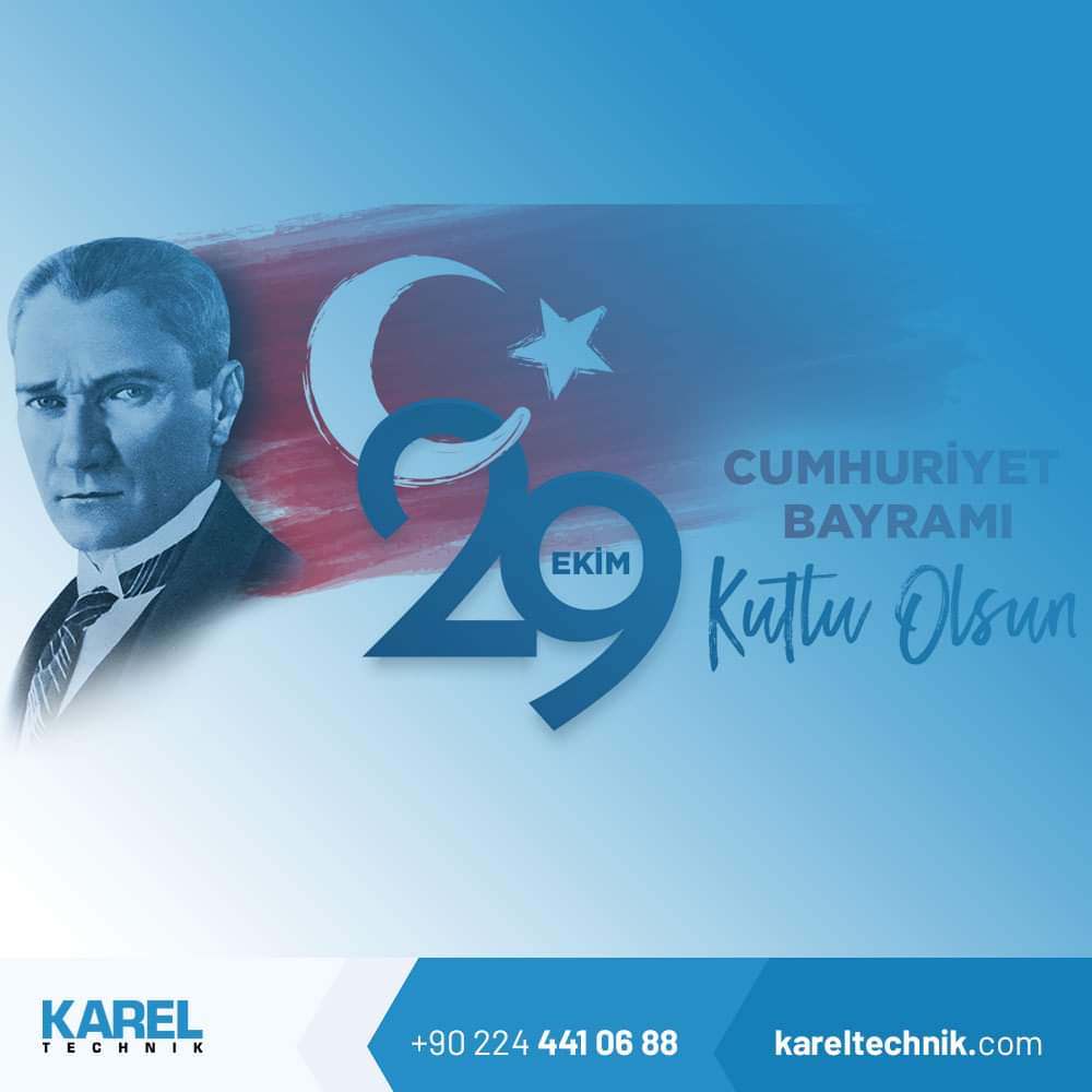 Kareltechnik's tweet photo. Cumhuriyetimizin 102. yılı kutlu olsun!
Ulu Önder Mustafa Kemal Atatürk’ün bizlere miras bıraktığı Cumhuriyetimizi, azimle ve gururla koruyoruz.
💫 Karel Technik olarak, üretim gücümüzle geleceğe güvenle ilerliyoruz.

#29Ekim #CumhuriyetBayramı #KarelTechnik #GururlaÜretiyoruz https://t.co/q9il1PnhSO