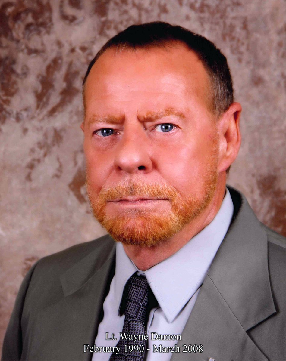 On behalf of Russellville PD, we send our deepest condolences for Retired Lt. Wayne Damon, who passed away at home on Sunday, Oct 26. Lt. Damon served Russellville 16 years, from Patrolman to Criminal Investigation Division. Thoughts &amp; prayers to his friends and family. Thank you