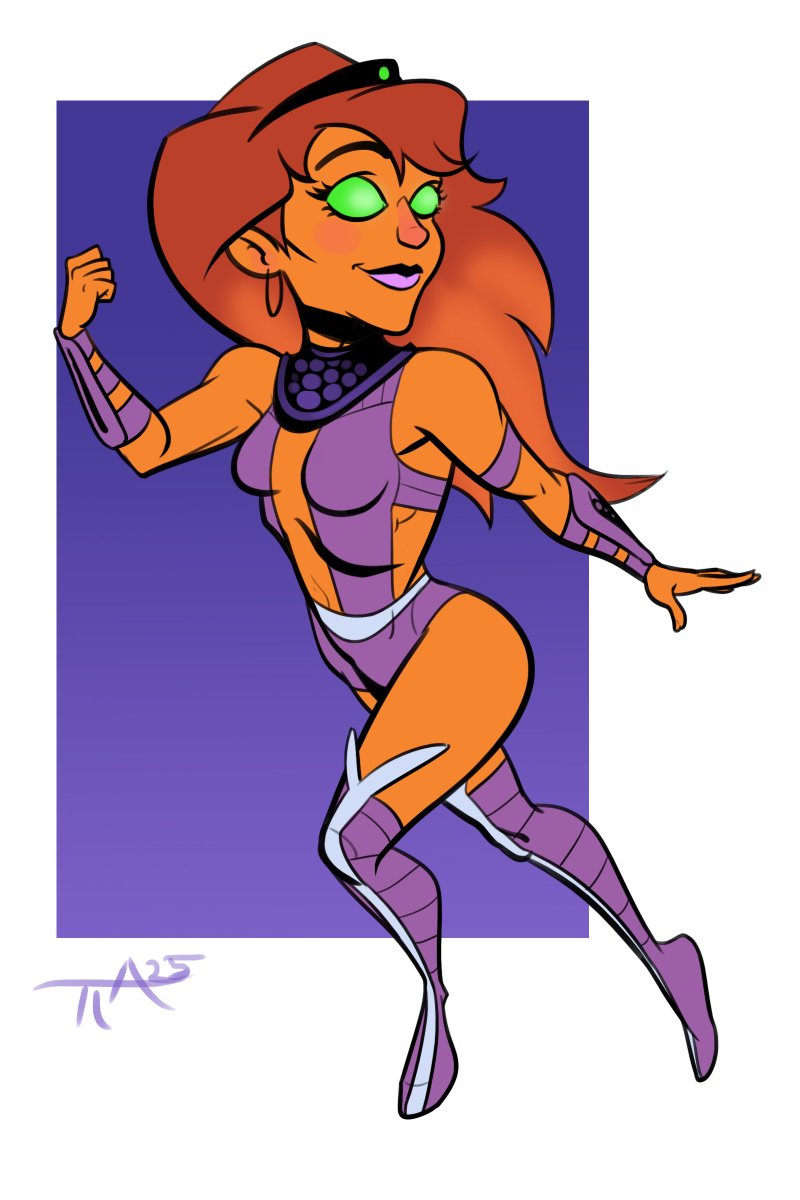 TrentUnbeatable's tweet photo. #DCtober day 27 Starfire #DCtober2025 #DCtoberreturns #starfire #teentitans #teentitansgo #titans #dcu #dccomics #fanart #commissionsopen @L_B_C_95 https://t.co/Ar3PI95QOl