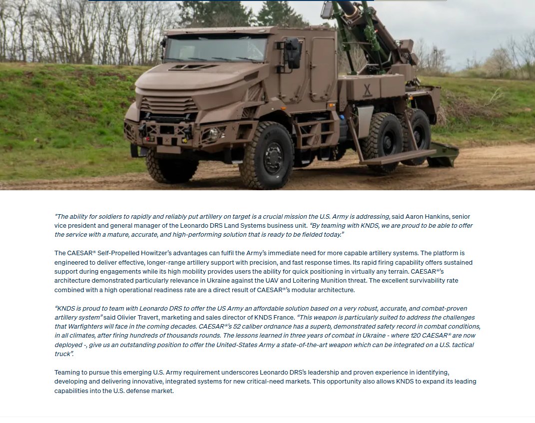 NOELreports's tweet image. Ukrainian forces are now using 120 French CAESAR self-propelled howitzers on the front line, according to Olivier Travert, Marketing and Sales Director at KNDS France.