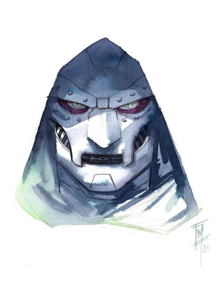 RPHutch1975's tweet photo. Doom 
Art by Federico Mele #marvel https://t.co/oGb4umBdfV
