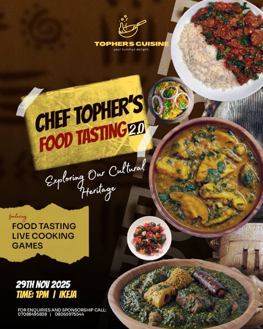 #Cheftopherfoodtasting 2.0
It’s happening next month!
Be there!!!