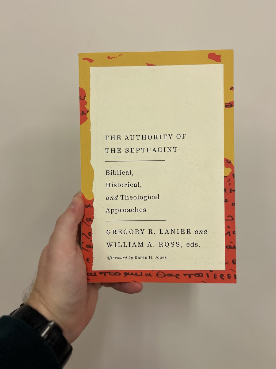WesleyLHuff's tweet photo. Books coming in the mail are one of my favourite things. And boy is this a good one by @Lanier_Greg and @William_A_Ross! 

There is so much confusion (particularly online although not limited to it) concerning the what, where, and how of the LXX. This is a great contribution to that conversation, clarifying the issues.