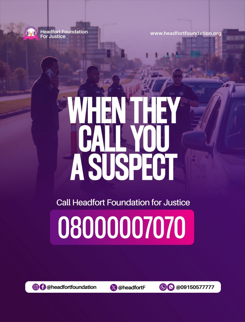 When your freedom is on the line, every second counts.
No one should lose their rights simply because they cannot afford a lawyer.

If the police call you a suspect, remember, we are one call away. Save this number. Share it widely.
📞 08000007070
Because your freedom matters.