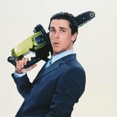 The American Psycho reference but with Baby Pochita and Denji instead, so cute 😭