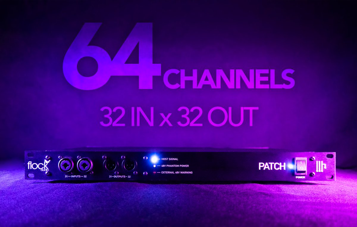 FlockAudio's tweet image. When your mix depends on it… there’s only one 𝗣𝗔𝗧𝗖𝗛.
At the foundation of thousands of pro workflows is 𝗣𝗔𝗧𝗖𝗛 — our flagship routing system.
Why? Because the world’s top engineers trust Flock Audio for reliability, precision, and sonic integrity.
#prosknow