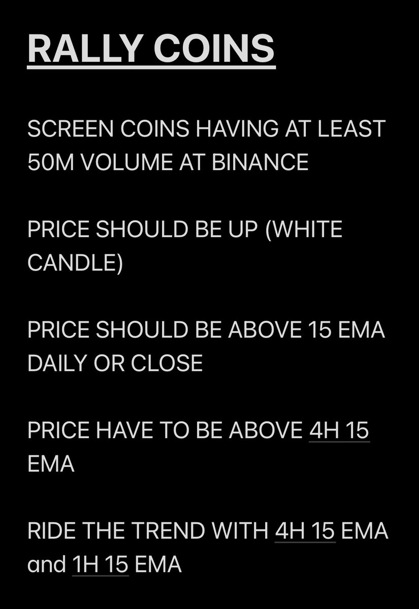 SecoPD's tweet image. #SYSTEM #BLUE_15

I am  giving you my SYSTEM and RULES.

Use 4H 15 EMA for BIAS and wait for FAKING and make your ENTRY with 1H REVERSAL!

It is the licence to PRINT MONEY.

It has several EMAs depending on time frame but MAJOR trend following EMA is 4H 15 EMA.

EMA CLOUD SYSTEM…