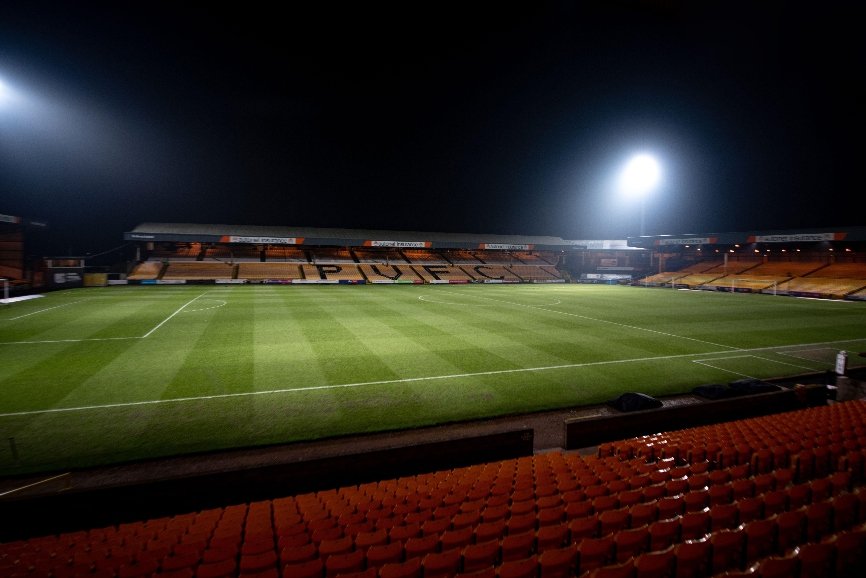 Vale park tonight under the lights anyone?