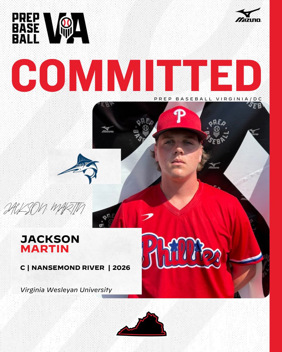 🚨 Commitment Alert 🚨

'26 Jackson Martin (Nansemond River) announces his commitment to Virginia Wesleyan University.

See his full profile ➡️ loom.ly/CbDYpdY

#BeSeen