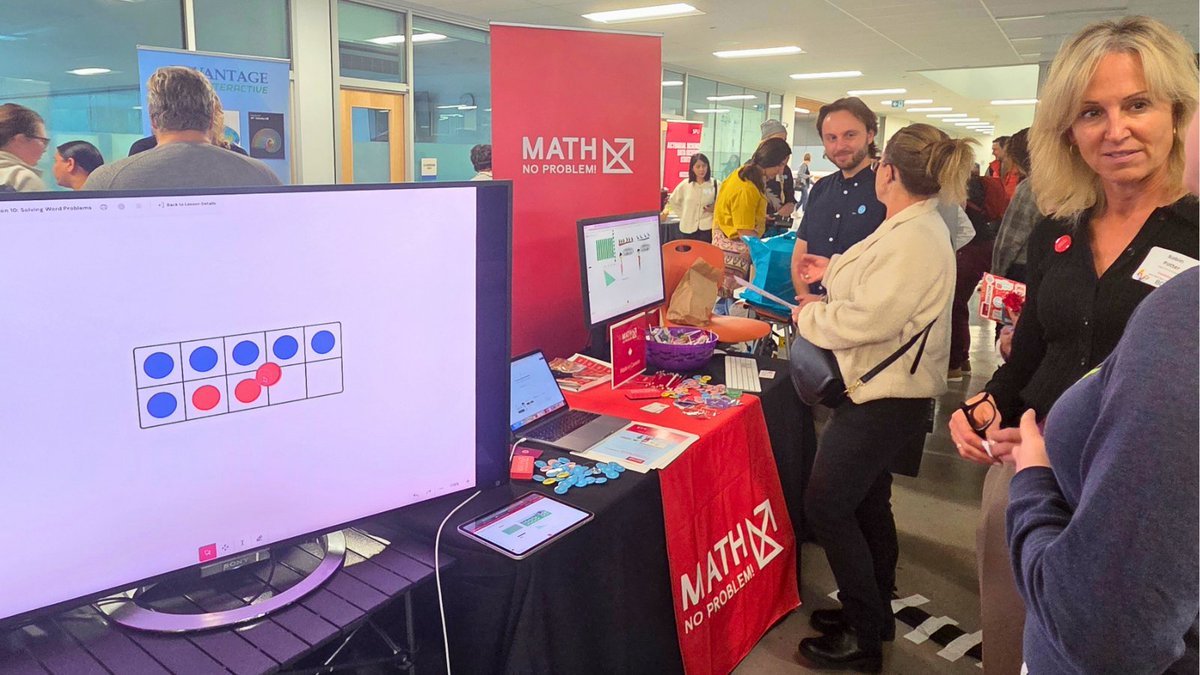 math_noproblem's tweet photo. We had a great time at BCAMT, teaming up with the Pomegranate team and introducing Math — No Problem! to teachers 🤗

Thank you to all who stopped by! We loved chatting with you and seeing your excitement for an interactive math program

#BCAMT #CanadianTeachers https://t.co/u96j9gdqMi
