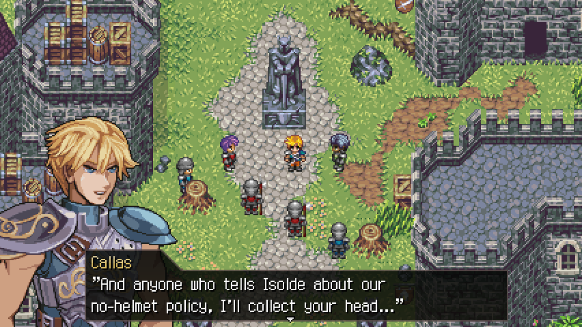 Update: All characters made it to the credits with their heads intact.

Or...did they? 👀👀🎃

#ゲーム制作  #indiegames