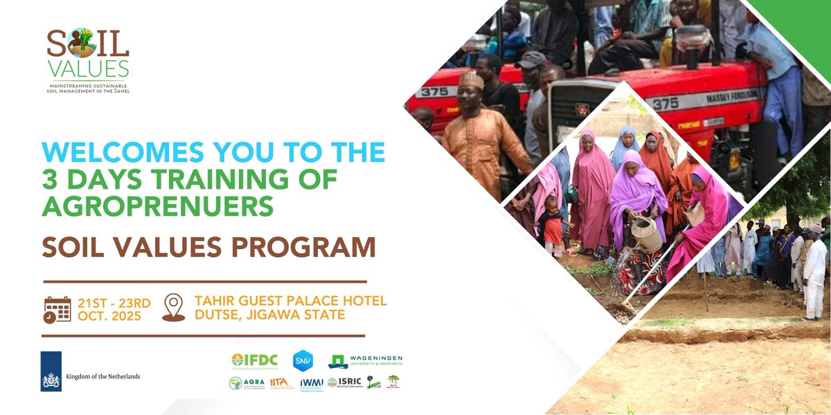 IFDCNWAF's tweet image. Nigeria: #SoilValuesProgram and its partner NAIDA (Nigerian Association of Agricultural Input Distributors) trained agro-dealers on mobile shop management from October 21 to 24, 2025. 
#SustainableAgriculture 
#NetherlandsPrograms 
@IFDCGlobal