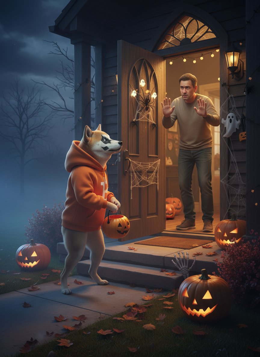 zlatanbtc's tweet image. Are you ready for #Halloween ? $DOG will come for you!! 🎃