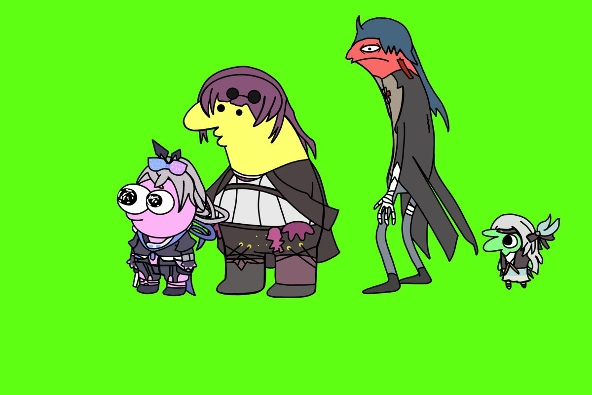 Dat1guyDraws's tweet image. Stelleron friends!!
#HonkaiStarRail #smilingfriends