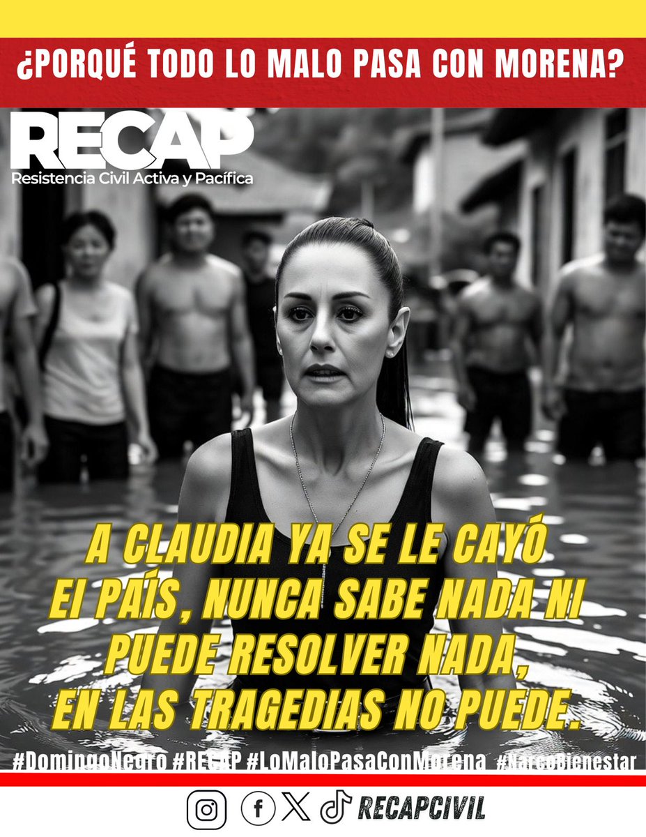 Caballerosurfer's tweet image. Una porra que solo sabe armar alboroto y que nunca tuvo nada de visión política. #DomingoNegro. #RECAP. #LoMaloPasaConMorena. #NarcoBienestar.