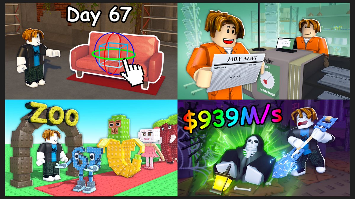 vazy_gg's tweet image. Recent clickbait thumbnails
Likes ❤ And Rts📷 Appreciated
#RobloxDev #RobloxGFX