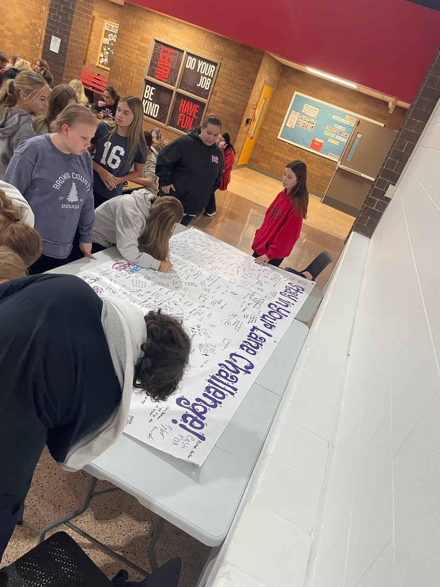 NJHS is leading Red Ribbon Week here at ECMS. Live Life Drug Free.