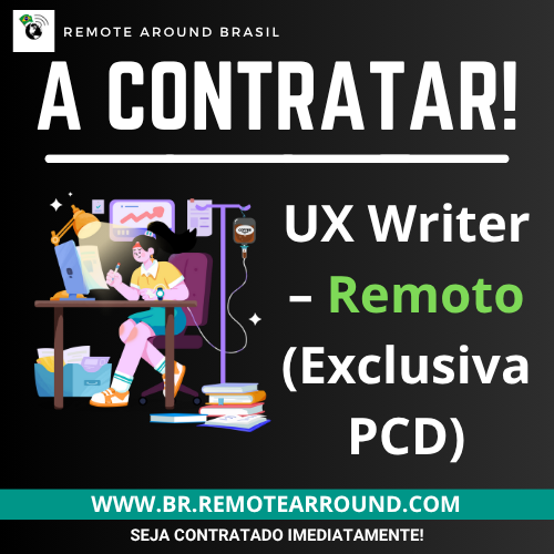 RemoteAroundBR's tweet photo. ✍️💻 Estamos à procura de um(a) UX Writer incrível! 💡🌎

VAGA REMOTA UX WRITER: https://t.co/5eupDvjMmk

VAGAS REMOTAS NO BRASIL: https://t.co/J5Q1fABXEh

#REMOTEarroundBRASIL #vacancies #UXWriter #VagaPCD #UXDesign #UXJobs #RemoteJob #TrabalhoRemoto #Getronics #UXWriting https://t.co/HBqcKtTmeB