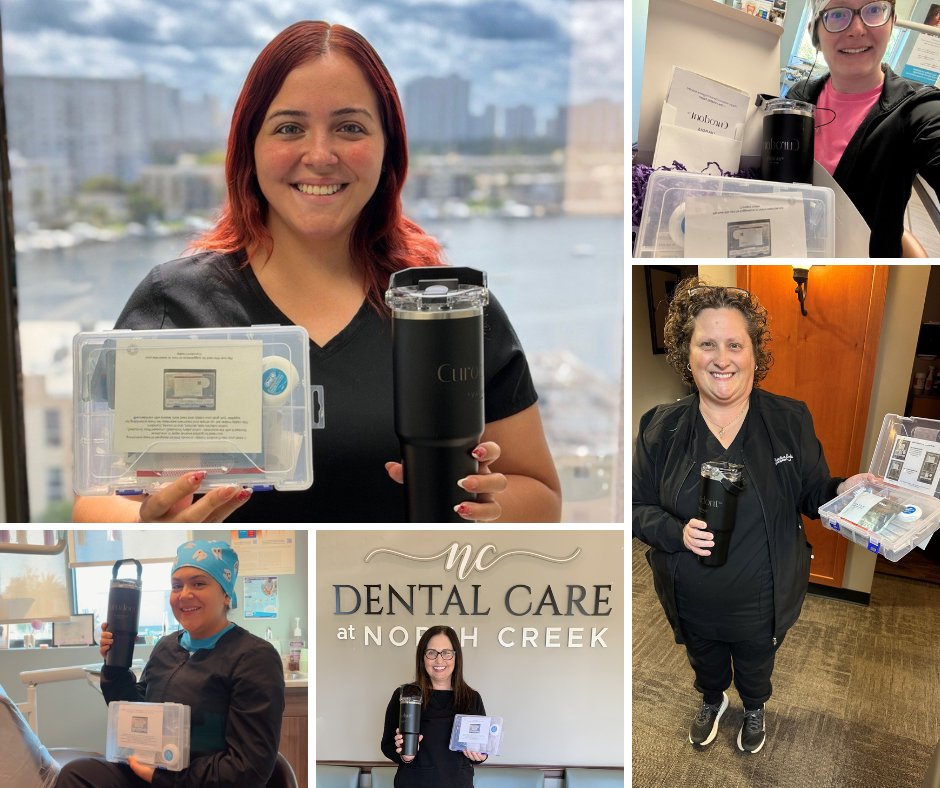 We love celebrating our hygiene heroes! 💙 
Shoutout to @vVardis for joining the fun with Curodont caddies in honor of National Dental Hygiene Month. Let’s keep those smiles shining! #HygienistAppreciation #Curodont #HeartlandDental #DentalHygieneMonth