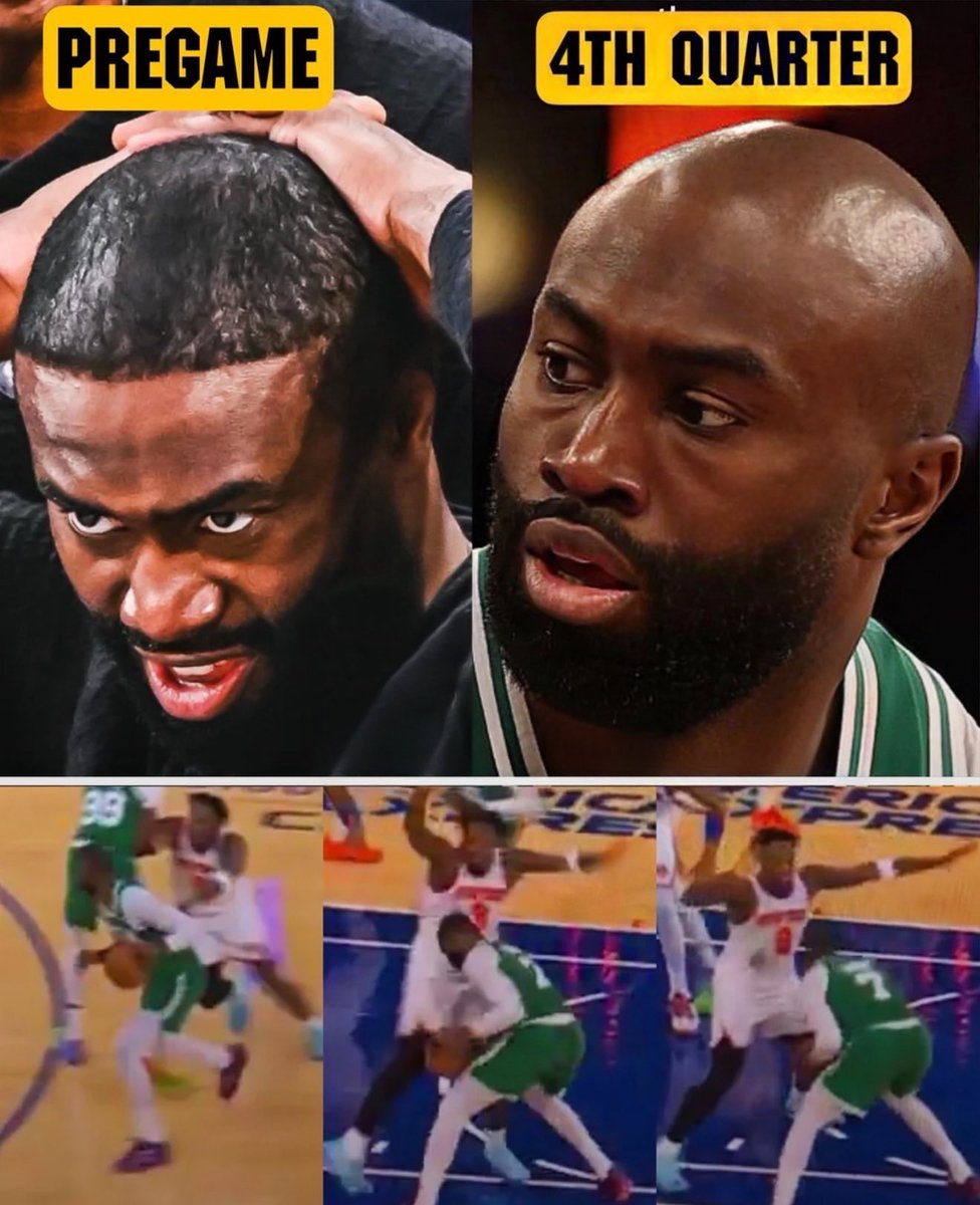 Jaylen Brown needs to fire his barber 😭
