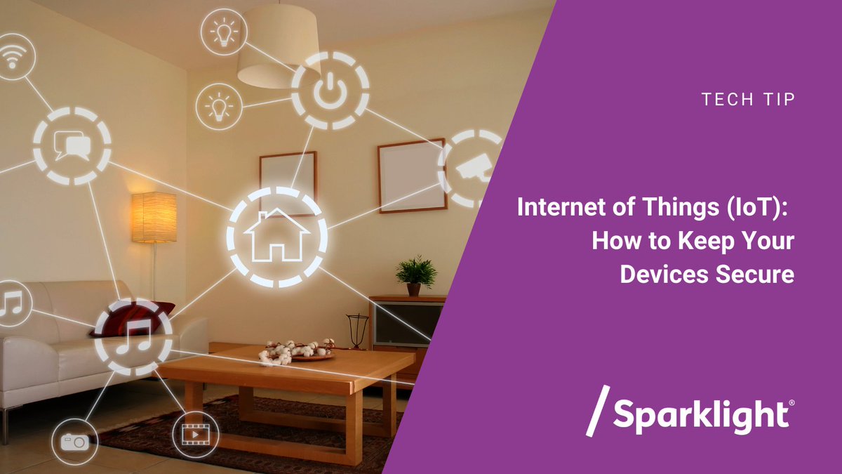 sparklightcares's tweet image. Whether it&apos;s your security cameras, garage doors, locks, lights, or doorbells, you&apos;ll want to keep these Internet of Things, or IoT, secure. To help, check out this support article for ways to keep your home secure. bit.ly/3N3KKRE #IoT #SmartHome #TechTips #CyberSecurity