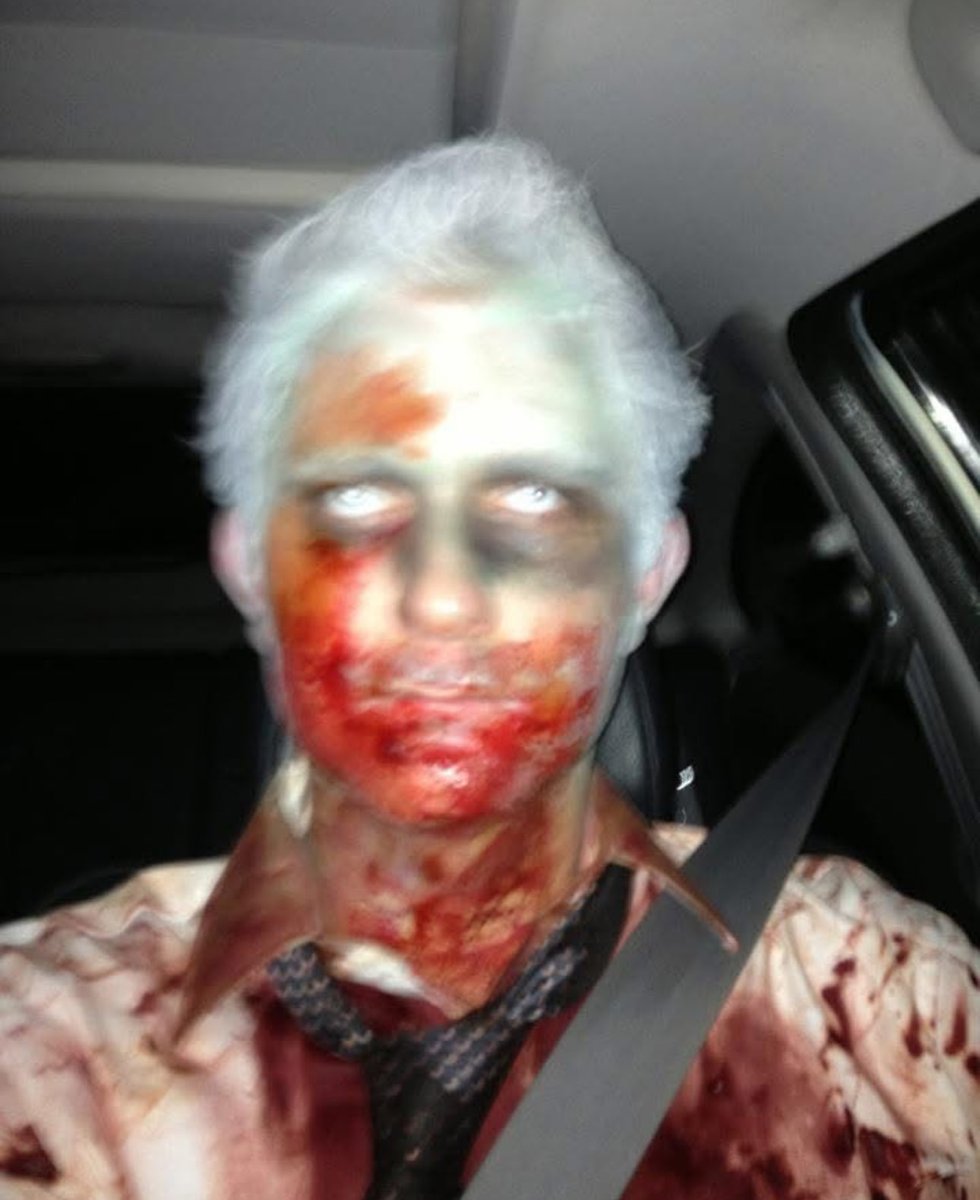 12 years ago, in a taxi on the way to the pub 😂