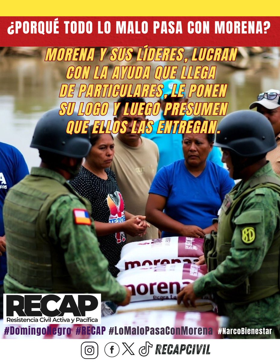 Caballerosurfer's tweet image. Se paran el cuello con sombrero ajeno, cuando ellos son la rapiña.   #DomingoNegro. #RECAP. #LoMaloPasaConMorena. #NarcoBienestar.