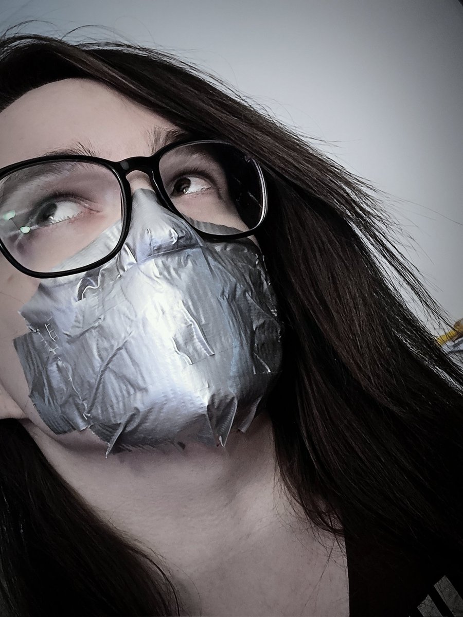 I love editing photos of myself in bondage to make them look dark n gnarly n give kidnapped vibes