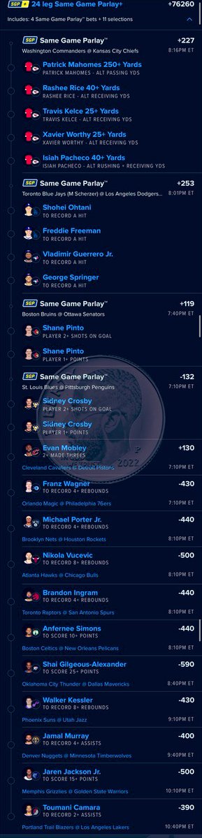 10¢Parlay 🪙 tweet media