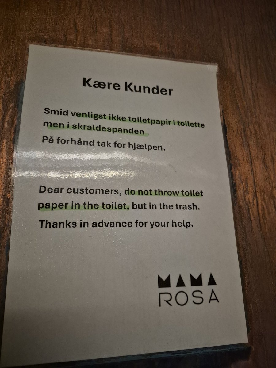 I'm at a restaurant with my dad and I need to know wtf is up with their plumbing