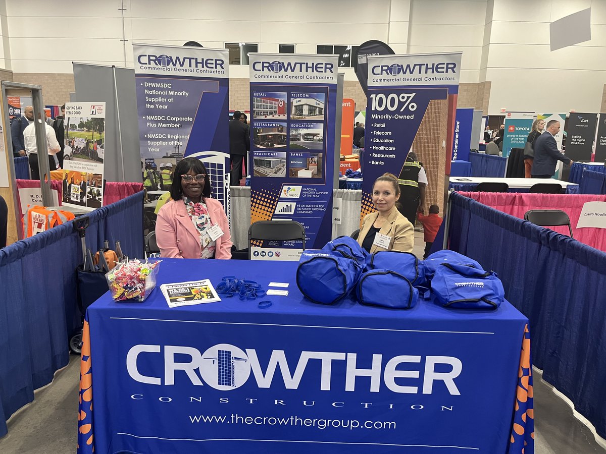 The Crowther Group is headed to NMSDC 2025! Proud Corporate Plus Member, visit booth #1944 to learn about our services. 📅Catch us there! 📧 Meet: kturner@thecrowthergroup.com

#NMSDC2025 
#SupplierDiversity 
#CrowtherGroup 
#GeneralContractor 
#BuildingPartnerships