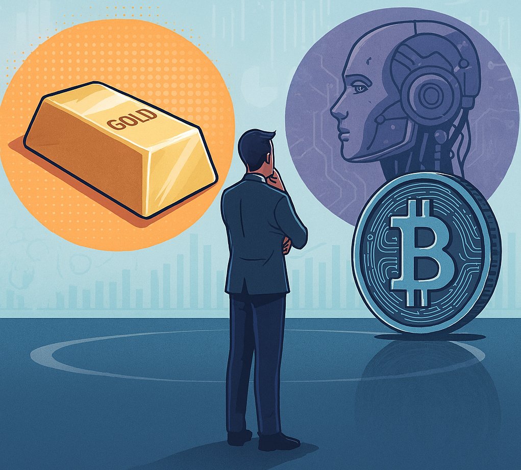 Gold or BTC?   
Before answering that question, it's important to reflect on the future we envision: do we believe in an exponential advancement of artificial intelligence and a world increasingly shaped by digital transformation, or in a return to analog times? 
With that