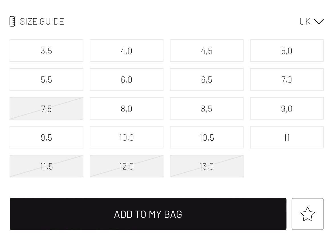 UK SIZES 3.5-11 STOCKED ⬇️