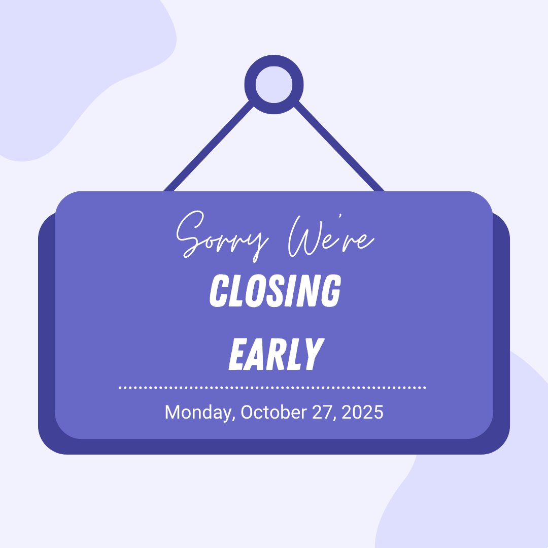Due to a sanitary sewer issue at the Township building, the building will be closing for the remainder of the day today (October 27th). Please stay tuned to our website &amp; social media for any additional closure information, if necessary. We appreciate your understanding.