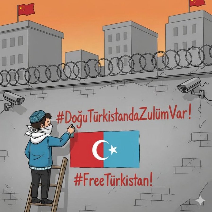 ⚠️ Hani her söze ümmet diye başlayanlar

Hani Türkistan’da Turan düşleyenler

Nerede ümmet için çarpan o kalpler

Nerede çin sarayını basan o alpler

Doğu Türkistan yok olmak üzere susmaya yeminli misiniz❓