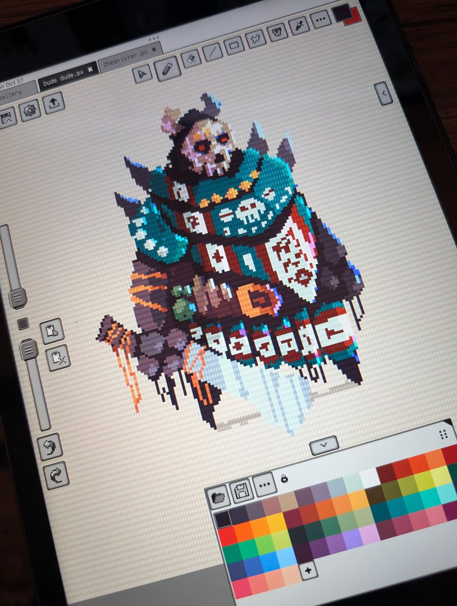 penusbmic's tweet photo. Badass dude incoming #pixelart https://t.co/8WpTcRx0eE