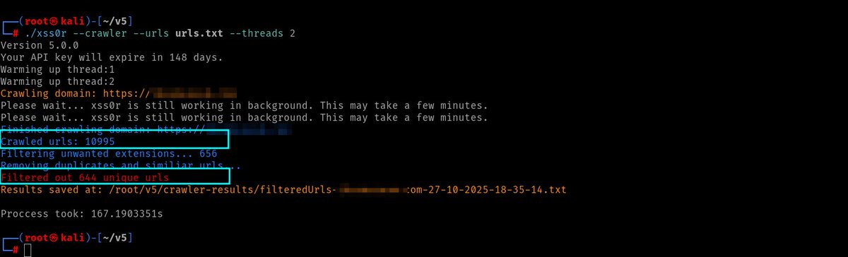 xss0r's tweet photo. #xss0r just crawled 10,995 URLs and filtered it down to 644 unique

Scan finished in 2m47s . Results saved to .txt file

#xss0r #BugBounty #Recon #SecurityTools #crawler https://t.co/6CAhjzqJI2