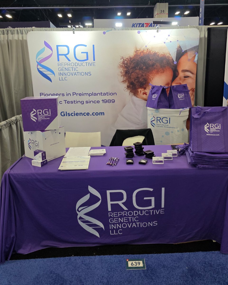 RGIPGD's tweet photo. We are so excited to connect with colleagues and friends at #ASRM2025. Stop by to say hello to our team at booth #639.
#PGT #ASRM #SanAntonio #genetictesting #connect #RGI https://t.co/h3J1Hmr4eC