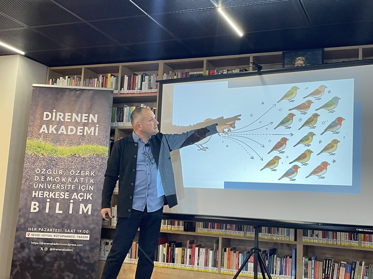 Darwin’in cinsiyetçiliğinden İskoç koyunlarına <a href="/Perktas/">Utku Perktaş 🪶</a> bugün bizi bambaşka dünyalara götürdü

Bilim böyle bir şey!

<a href="/direnenakademi/">@direnenakademi (@direnenakademi.bsky.social)</a> youtube kanalına yüklenince mutlaka izleyin youtube.com/@direnenakadem…

Direnen Akademi’yle ilgili genel bilgiler de burada direnenakademi.wordpress.com