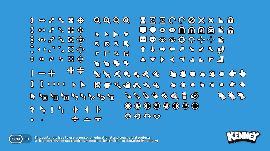 KenneyNL's tweet image. WHO NEEDS FREE CURSORS? FREE CURSORS COME GET YOUR CURSORS PIXEL AND VECTOR ALL FREE COME GET YOUR CURSORS BEFORE THEY RUN OUT
kenney.nl/assets/cursor-…
kenney.nl/assets/cursor-…