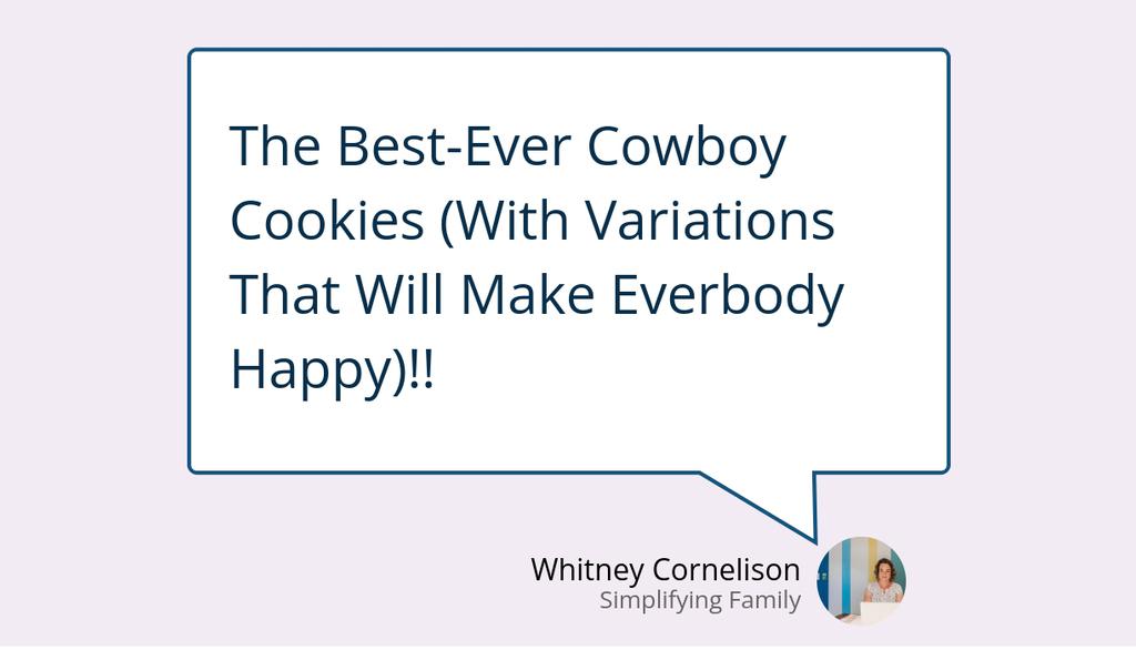 SimplifyingFam's tweet image. These delicious cookies are chocked full of all kind of yummy goodness, and you can change them up to fit your family&apos;s preferences!

Read more 👉 lttr.ai/AkSvO

#AbsolutelyDelicious #BestEverCookies #Cookies