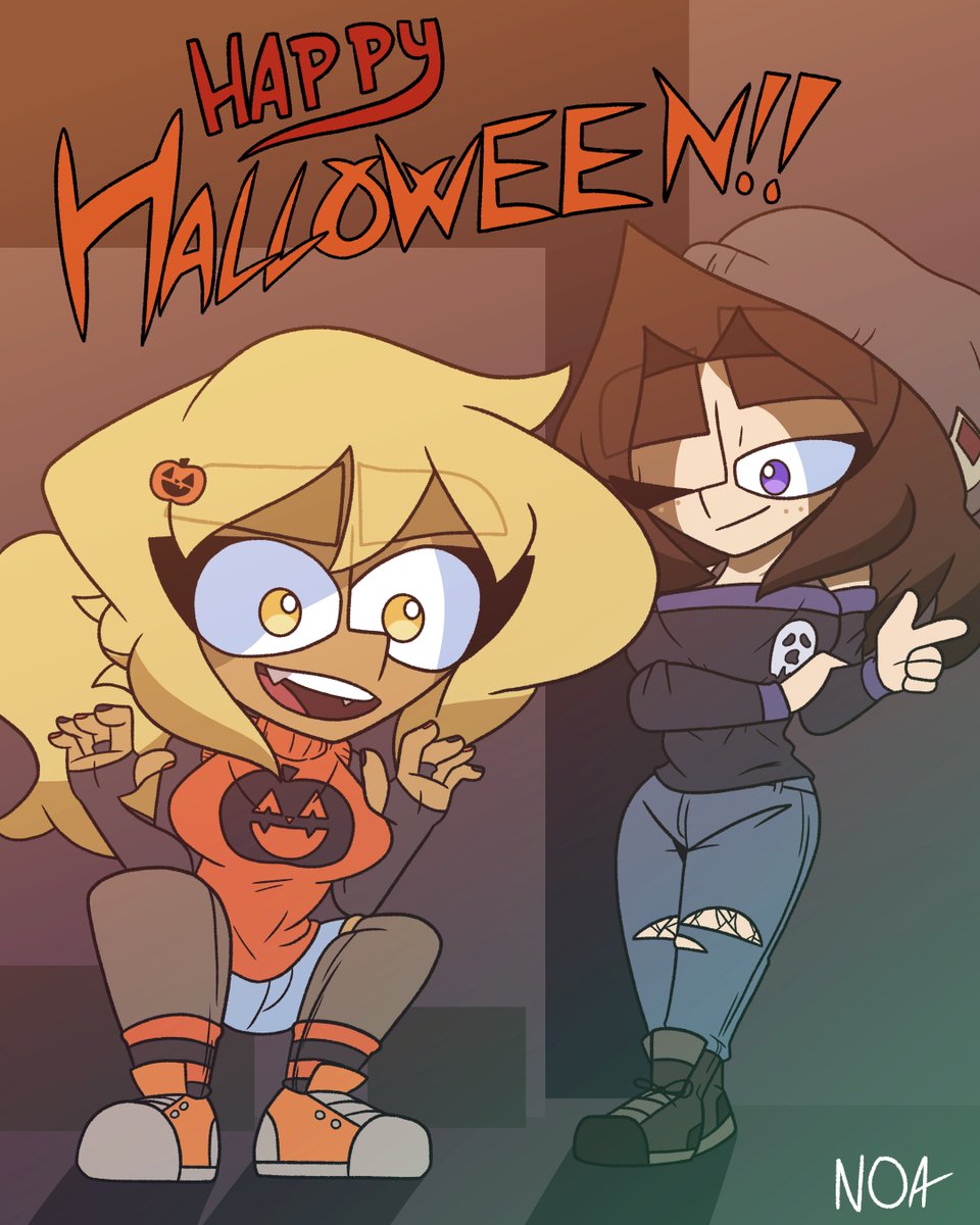 NOArtHere1's tweet photo. Happy Halloween!
.
.
.
#LBirds #OriginalArt #OriginalCharacters #OCs #OCArt #HappyHalloween #Halloween https://t.co/ioeRXgwfF9