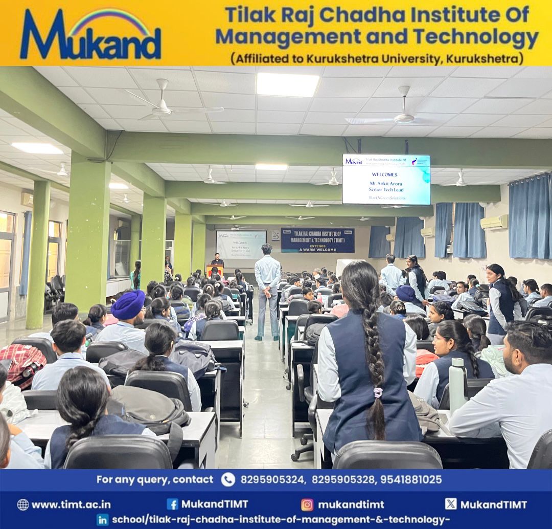 MukandTIMT's tweet image. Expert Session on Logic Building at TIMT empowered students with problem-solving skills, critical thinking, and innovative learning. 

#LogicBuilding #TIMT #BCA #MCA  #InnovativeLearning #MotivationalSession #SkillDevelopment