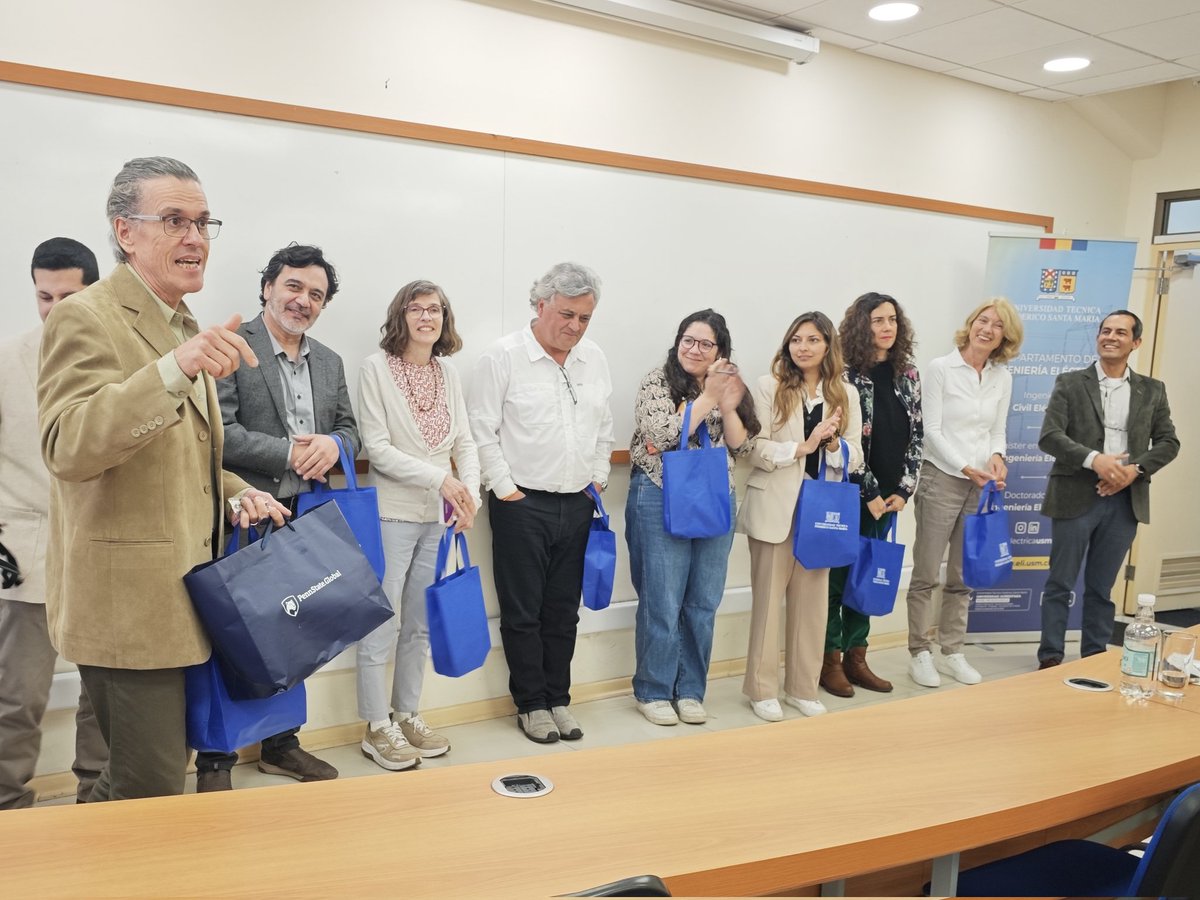 💧 #GestiónHídrica | Hoy fuimos invitados al Seminario Nexo Agua-Energía-Alimentos realizado en la USM, en Valparaíso, donde pudimos presentar nuestro Programa y sus objetivos, además de participar en un panel de especialistas.
