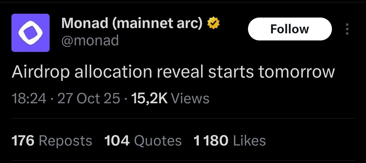 itz sojol Flow3 Network ๐ (@kumar58429) on Twitter photo I am also Not eligible for the Monad Airdrop ๐
. No need to check again
But if I was one of the lucky ones, you know I'd be connecting my <a href="/BitgetWallet/">Bitget Wallet ๐ฉต</a> right now to check!๐ I am also Not eligible for the Monad Airdrop ๐
. No need to check again
But if I was one of the lucky ones, you know I'd be connecting my <a href="/BitgetWallet/">Bitget Wallet ๐ฉต</a> right now to check!๐