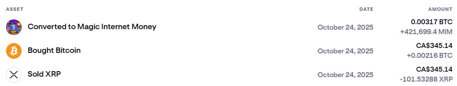 Logged onto <a href="/krakenfx/">Kraken</a> after 10 years and found out I still had some funds left! Promptly bought $MIM