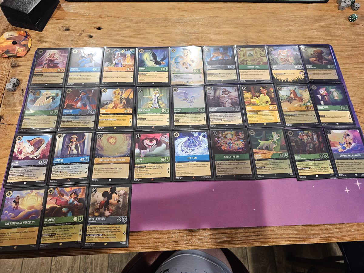 Tried Lorcana cubing for the first time this weekend. <a href="/BradenMTG/">Braden</a> has the best cube because it has OG Bucky, letting me feel alive again.