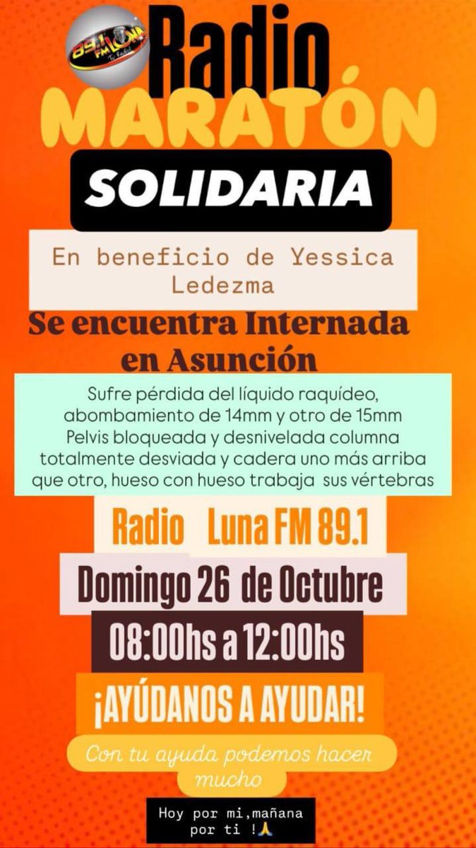 delpynews's tweet image. ▶️ PIDEN AYUDA URGENTE PARA LA MISS PARAGUAY 2017 | 👑💔

🏃‍♂️Familiares y amigos organizan una maratón solidaria para apoyar a Yessica Daiana Ledezma Báez (31), quien actualmente enfrenta un grave problema de salud y se encuentra internada en Asunción.

🏥La exmiss sufre pérdida…